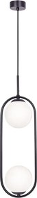 Elegancka lampa wisząca z białymi kloszami - 4X A199 A8-E02