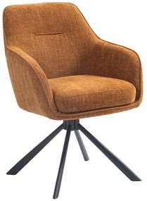 Pomarańczowe krzesła zestaw 2 szt. Avola – Unique Furniture