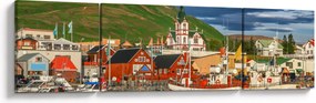 Obraz - Húsavík (170x50 cm)