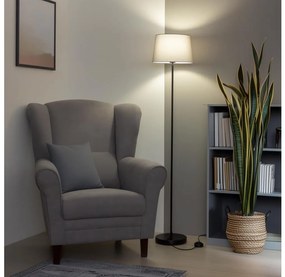 Brilagi - Lampa stojąca LED CERIA 1xE27/40W/230V śr. 30 cm szara/czarna