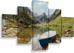 Obraz - Seealpsee, jezioro w Szwajcarii (125x70 cm)