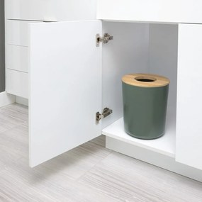 Zielony kosz na śmieci iDesign Eco Vanity