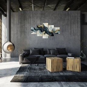 Obraz - Rysunek marmurkowy (125x70 cm)