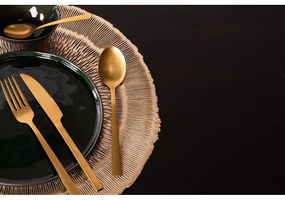 Mata stołowa w kolorze złota Tiseco Home Studio, ⌀ 38 cm