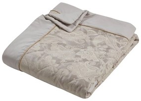 Beżowa narzuta pikowana żakardowa 240x260 cm Opulent Jacquard – Catherine Lansfield