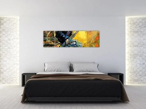 Obraz saksofonisty (170x50 cm)