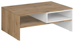 Stolik konferencyjny VILGO 90, błyszczący biały