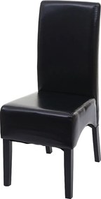 Krzesło do jadalni Crotone,  czarny, ciemne nogi