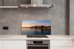 Panel Szklany Zachód Słońca nad Zamkiem na Wawelu