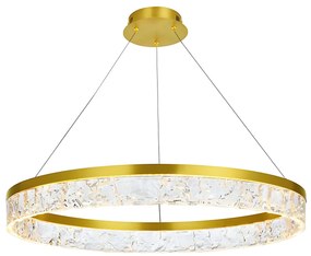 Lampa wisząca LHJ047-CP 80 cm ZŁOTA