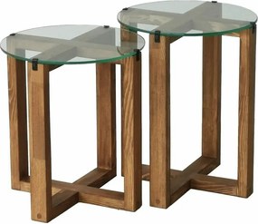 Zestaw stolików Amalfi Walnut, 2 szt.