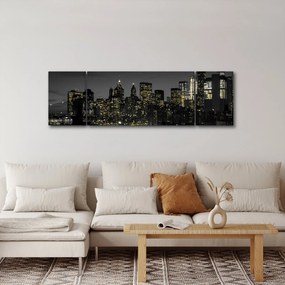 Obraz nocnej metropolii (170x50 cm)