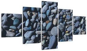 Obraz kamyków z plaży (125x70 cm)