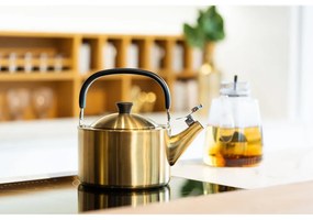 Czajnik ze stali nierdzewnej w kolorze złota 1,5 l Diamante – Vialli Design