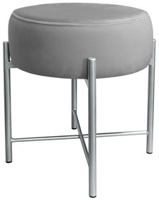 Taboret Pola noga metalowa szara MG17