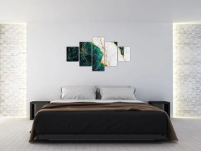 Obraz - Turkusowy marmur (125x70 cm)