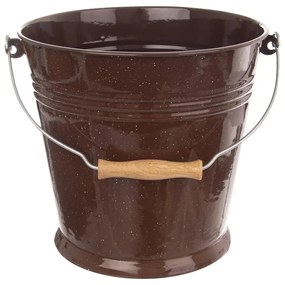 Emaliowane wiaderko 10 l Brown – Orion