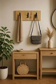 Wieszak minimalistyczny na ubrania dąb artisan F1-W21