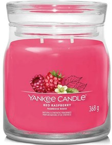 Yankee Candle Świeca zapachowa średnia SignatureRed Raspberry, 368 g, M