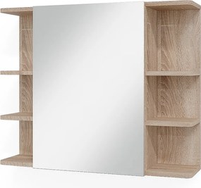 Szafka z lustrem w łazience sonoma 79.6x21.2x64 fynn