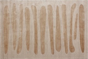 Ręcznie tkany dywan - 200 x 290 cm - Beżowy - 2200g/m² - BELLARIA