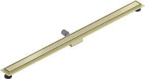 Mexen Flat M13 odpływ liniowy 2w1 140 cm, złoty szczotkowany - 1A10140