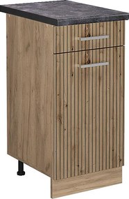 Szafka dolna do kuchni dąb rzemieślniczy 40x60x81.6 r-line