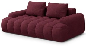 Bordowa sofa 200 cm Linz – Cosmopolitan Design