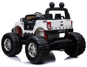 Pojazd na akumulator ford ranger monster biały