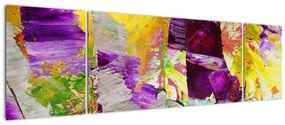 Obraz abstrakcji - malarstwo (170x50 cm)