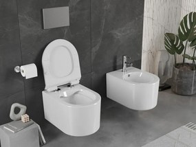 Mexen Sofia miska wc Rimless z deską wolnoopadającą slim, duroplast, biała połysk - 30540100