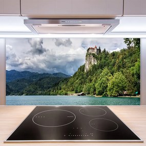 Szkło Ozdobne do Kuchni Baśniowy Zamek nad Przepaścią