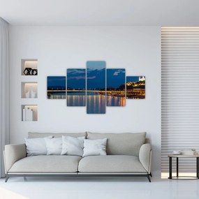 Obraz Bratysławy z zamkiem (125x70 cm)