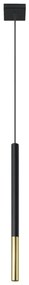 Lampa wisząca MOZAICA 1 czarny/złoto SOLLUX  LIGHTING