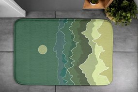 Dywanik antypoślizgowy do łazienki Dywanik antypoślizgowy do łazienki Góry Abstrakcja