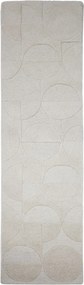 Wełniany chodnik tkany ręcznie w kolorze kości słoniowej 60x230 cm Gigi – Flair Rugs