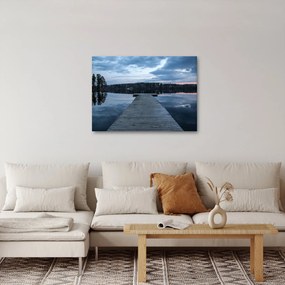 Obraz - Molo nad jeziorem (70x50 cm)