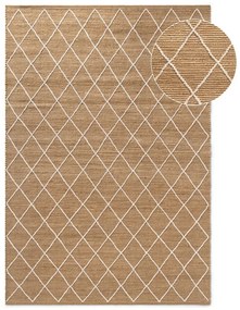 Dywan z juty tkany ręcznie w naturalnym kolorze 160x230 cm Kunu – Hanse Home