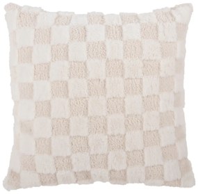 Poduszka dekoracyjna z mikropluszu 45x45 cm Checker – PT LIVING