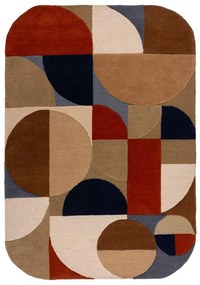Wełniany dywan tkany ręcznie w kolorze terakoty 200x290 cm Mia Arch – Flair Rugs