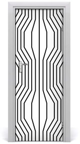 Naklejka fototapeta na drzwi Geometryczne linie