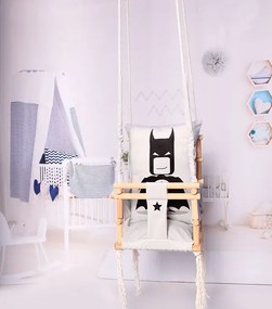 Dziecięca huśtawka dla chłopca 3w1 Taurus - batman