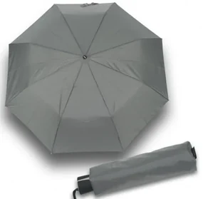 Mini Fiber Uni - damska parasolka składana w kolorze szarym