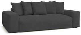 Szara sztruksowa sofa 280 cm Voltaire – Bobochic Paris