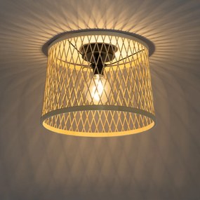 Lampa sufitowa zewnętrzna rattanowa 40 cm IP44 - Calamus
