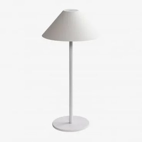 Bezprzewodowa Lampa Stołowa Led Na Zewnątrz Nebida Biała - Sklum
