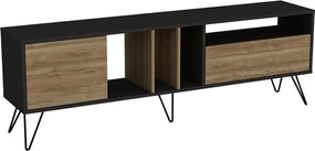 Stolik pod telewizor Mistico Walnut and Black