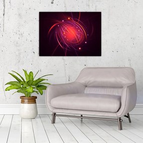 Obraz na szkle - współczesny obraz abstrakcji (70x50 cm)