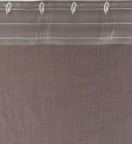 Zasłona gotowa na taśmie marszczącej 140x280cm dimmed pink 1 szt.