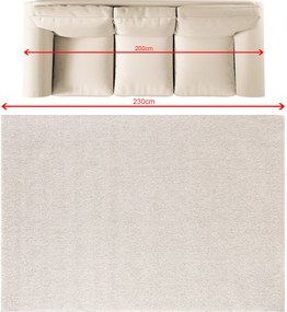 Dywan Solaro linen grey 160x230 cm